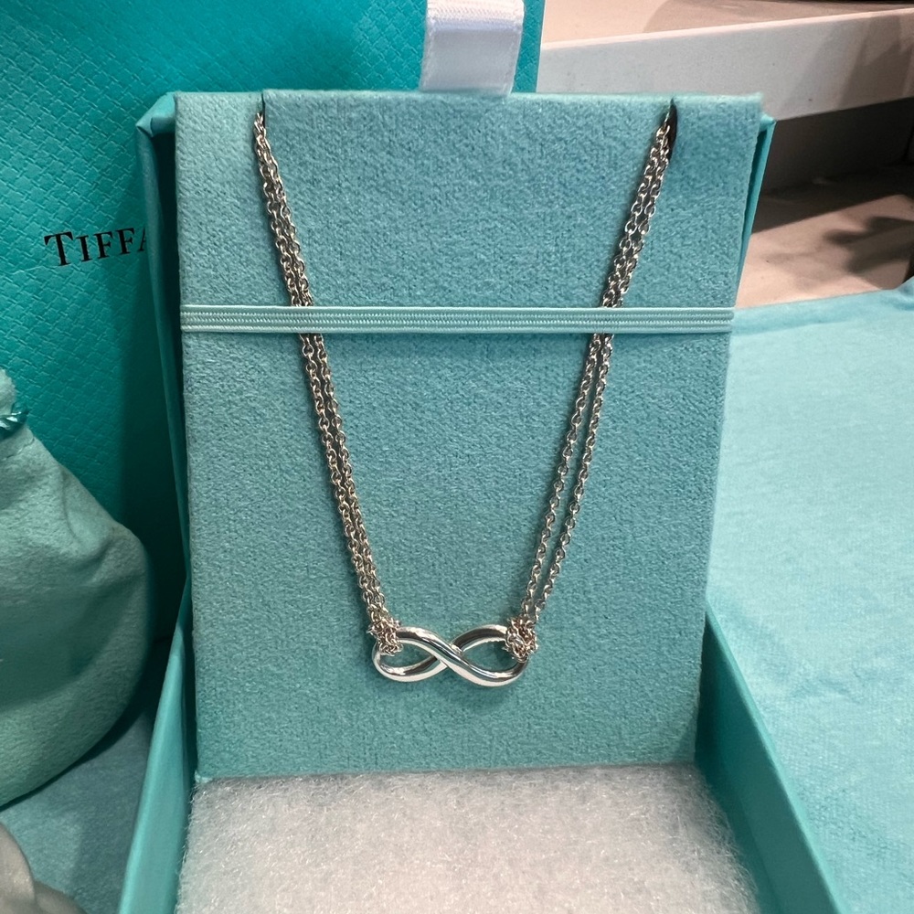 Tiffany Infinity Silver Necklace